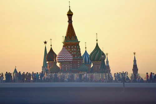 moscow  kremlin  saint basil's cathedral