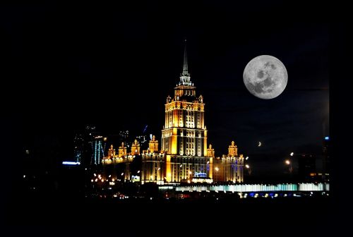 moscow russia moon