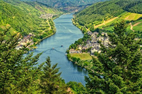 mosel  view  river