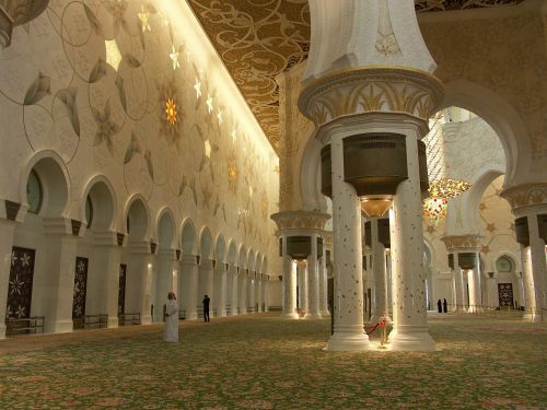 mosque abu dhabi al nahyan grand mosque