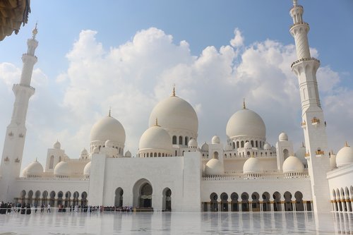 mosque  abu dhabi  architecture