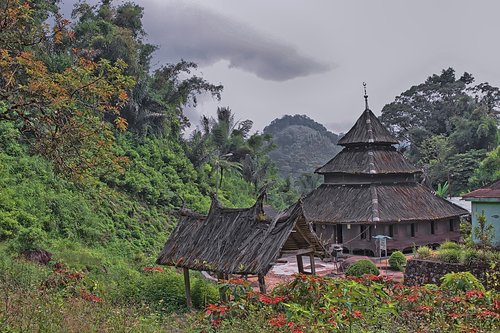 mosque  old  wood