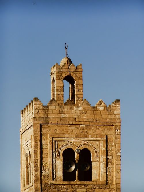 mosque tower old construction