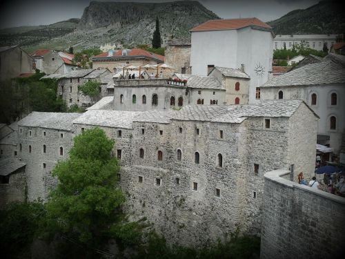 mostar old town historic