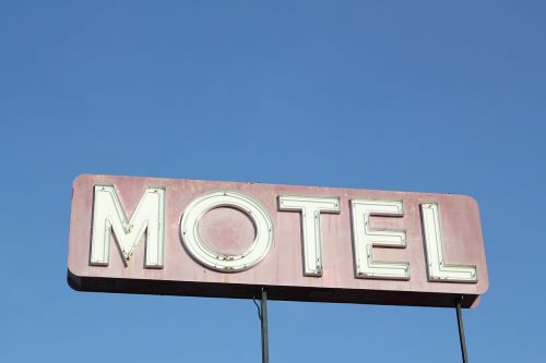 motel sign vintage