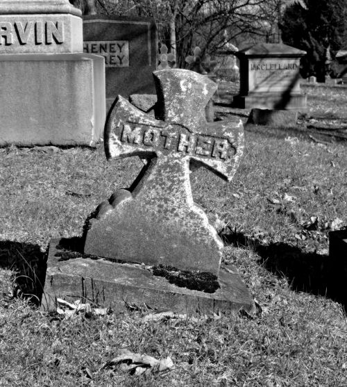 mother headstone graveyard