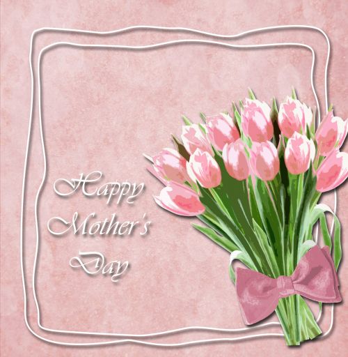 Mother&#039;s Day Flower Card