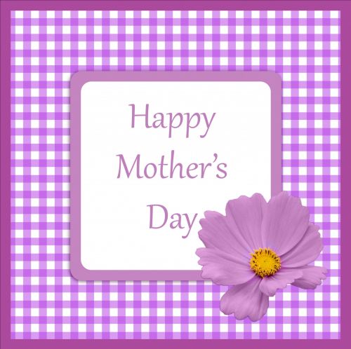 Mother&#039;s Day Gingham Card