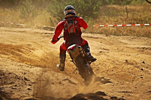 motocross enduro sand