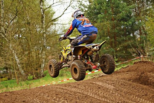 motocross quad race