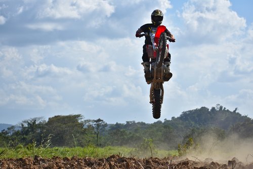 motocross  jump  airborne