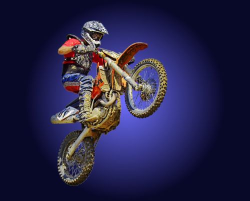 motor crosser dirt bike