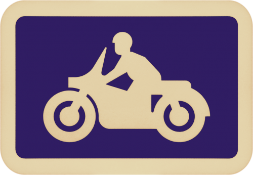 motorbike park sign