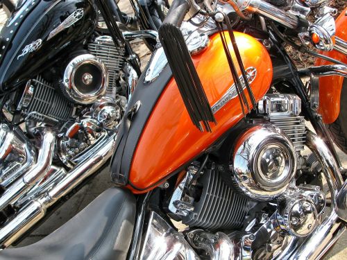 motorbike engine fuel tank