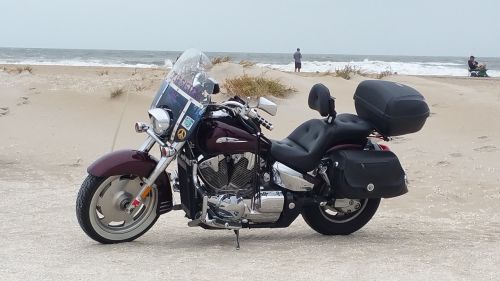 motorcycle beach cruiser