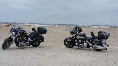 motorcycle beach cruiser