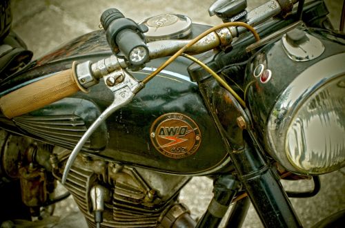 motorcycle awo 425 old