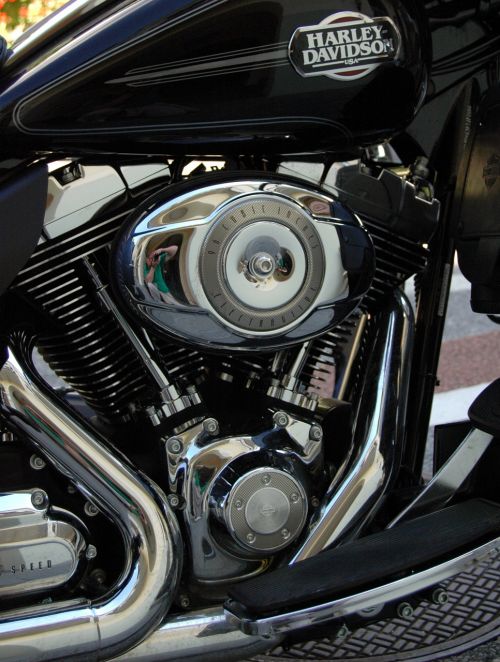 motorcycle motor chrome