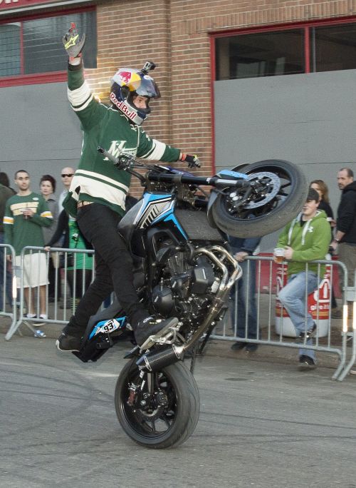motorcycle motocross stunt