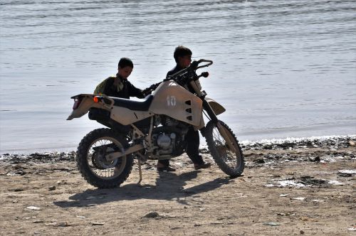 motorcycle motocross sand