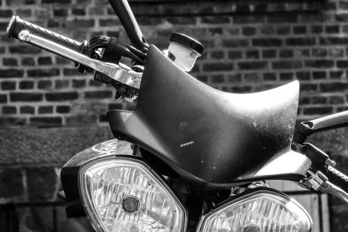 motorcycle motorbike staring wheel