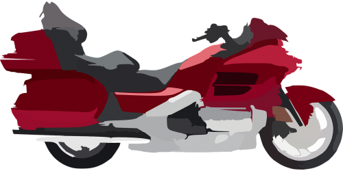 motorcycle motorbike red
