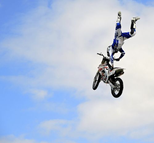 motorcycle stunt dirt bike