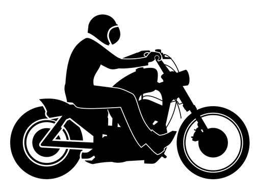 motorcycle  silhouette  bike