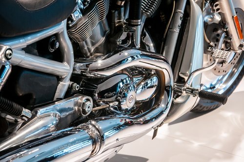 motorcycle  chrome  technology