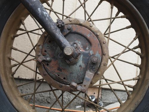 motorcycle front wheel mature