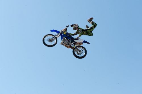 motorcycle stunt jump