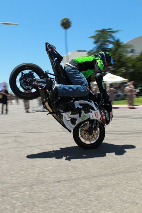 motorcycle stunt jump
