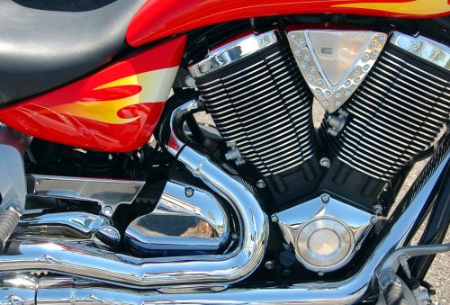 motorcycle engine motorcycle chrome
