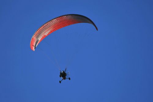 motorized parafoil parachute canopy