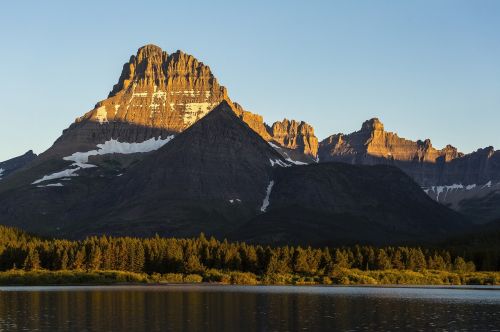 mount wilbur sunrise landscape