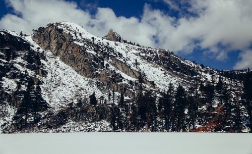 mountain sky clouds