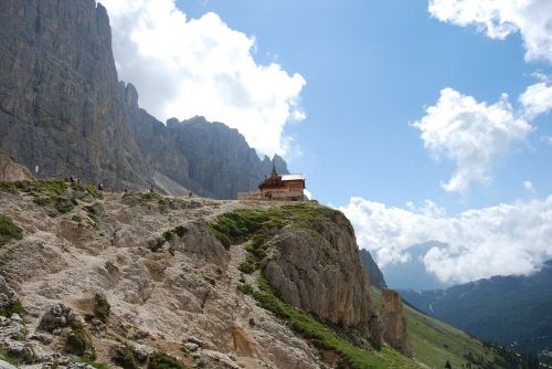 mountain mountains dolomites