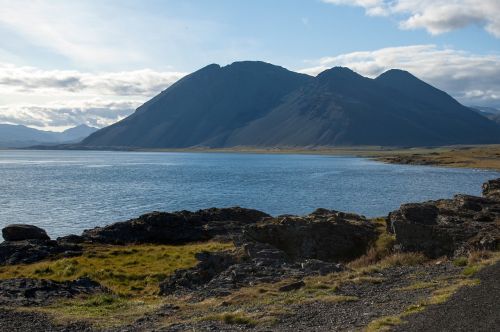 mountain lake landscape