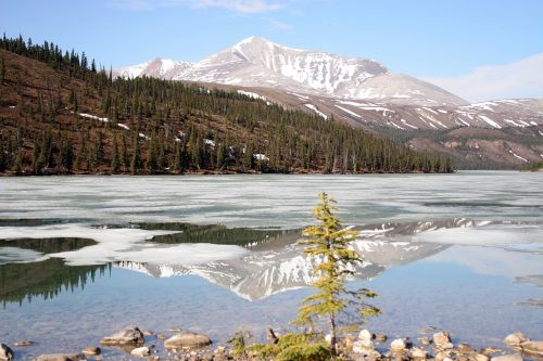 mountain lake nature