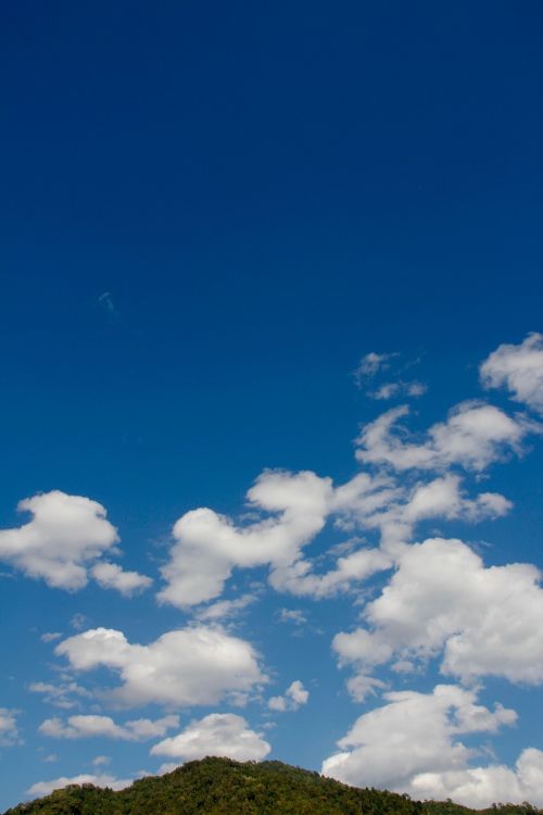 mountain sky clouds