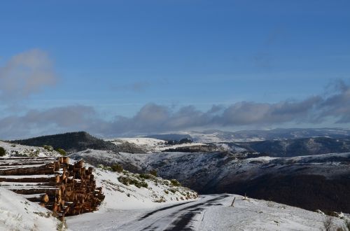 mountain snow nature