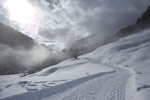 mountain snow winter