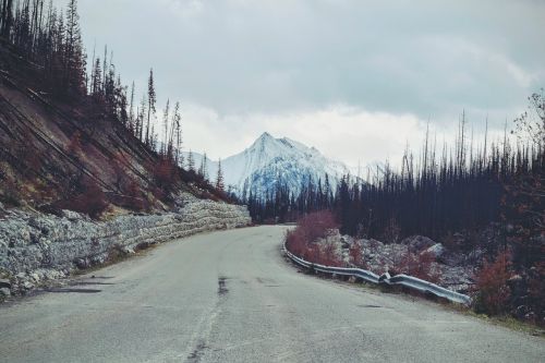 mountain road scenery