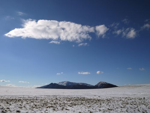 mountain sky clouds