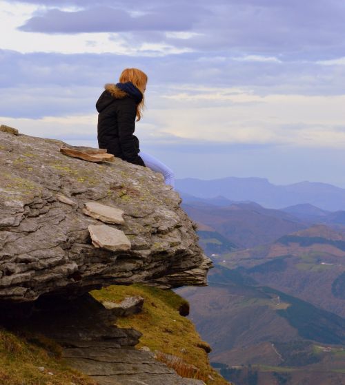 mountain thinking background