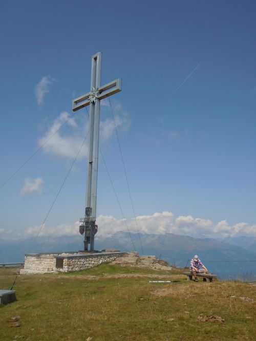 mountain cross summit cross