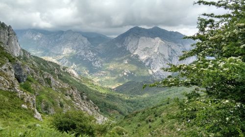 mountain clouds nature