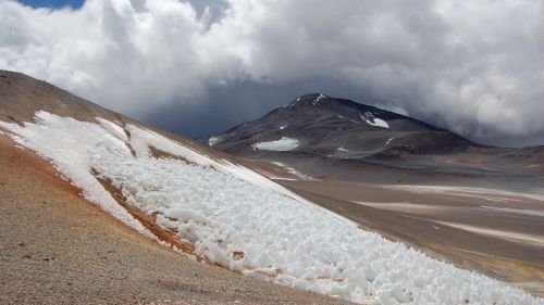 mountain glacier ice