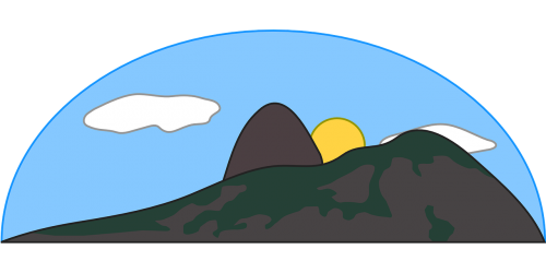 mountain cloud hill