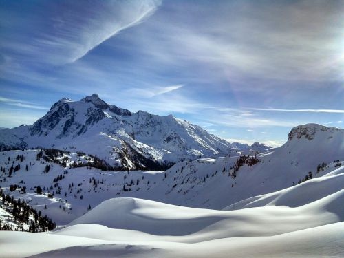 mount shuksan snow ski